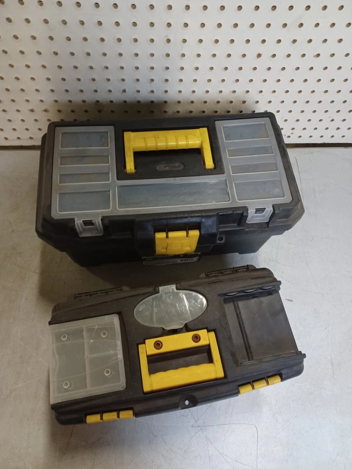 WorkForce Tool Box - LOT OF 2 LIGHTWEIGHT CARRYING CASE $$ - Image 2 of 4