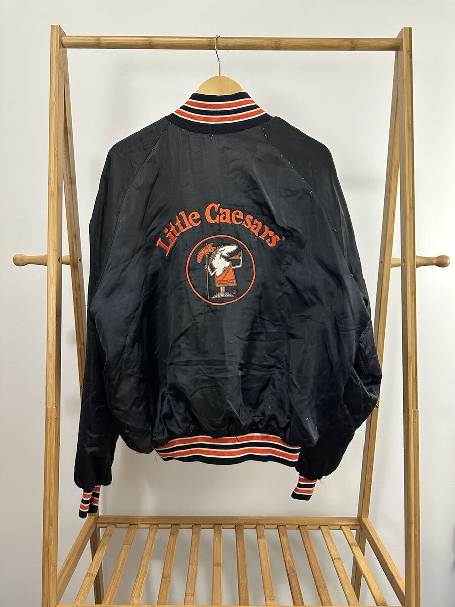 VTG 80s Little Caesars Old Logo Satin Bomber RARE Jacket VTG 80s Little Caesars Old Logo Satin Bomber RARE Jacket