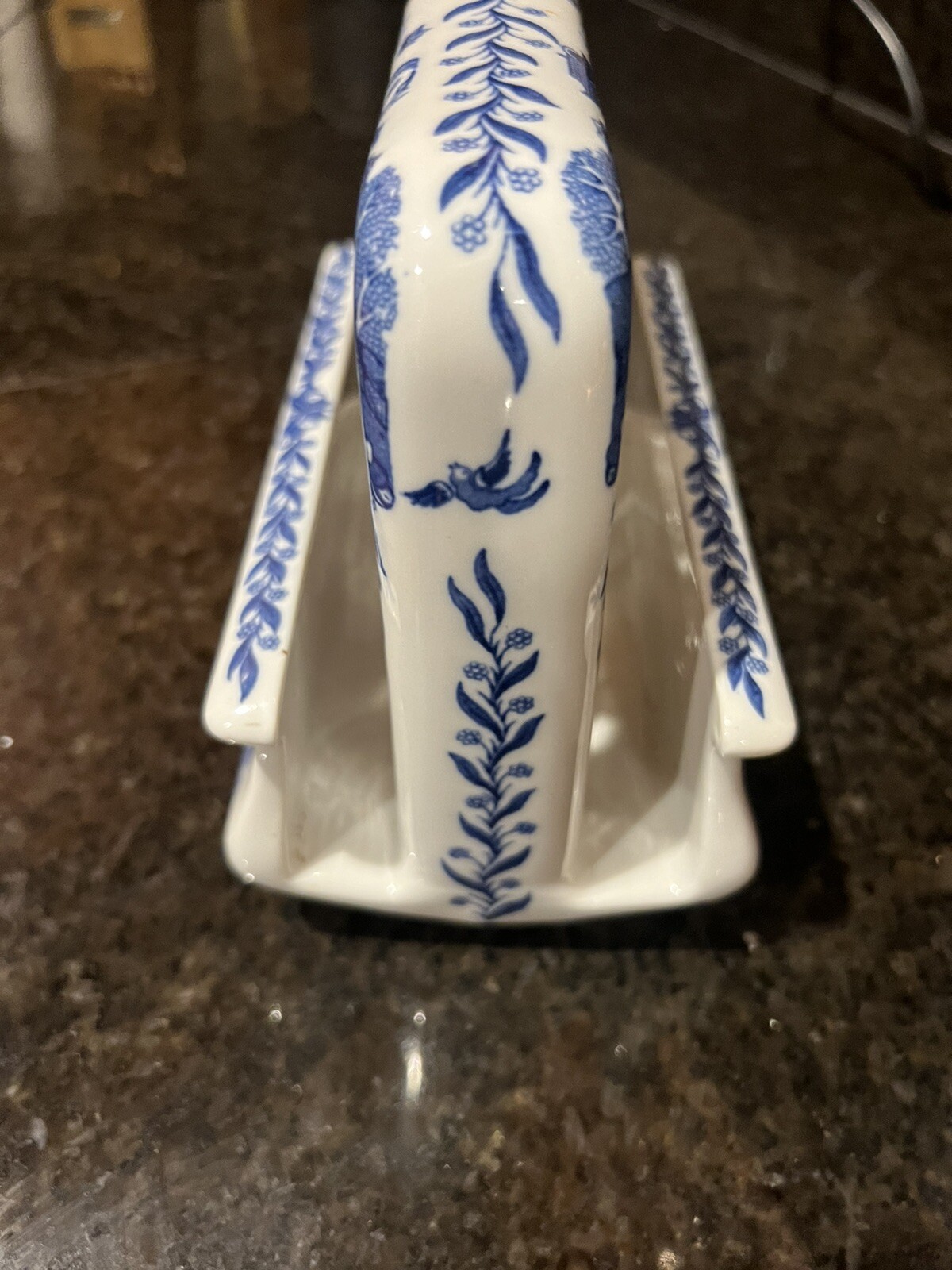 Rare Antique Blue Willow Toaster eBay