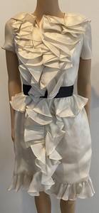 structured fit and flare dress