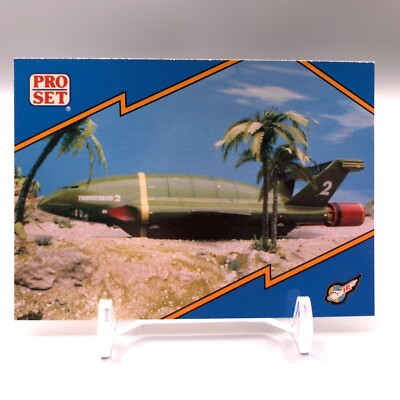 Thunderbird 2 Roll-Out Thunderbirds Trading Pro Set Card No.092 Vintage bb130