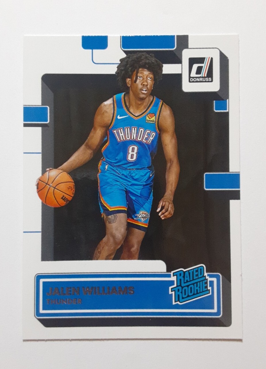 2022-23 Donruss Rated Rookie Jalen Williams #212 , Oklahoma City Thunder, NM/M