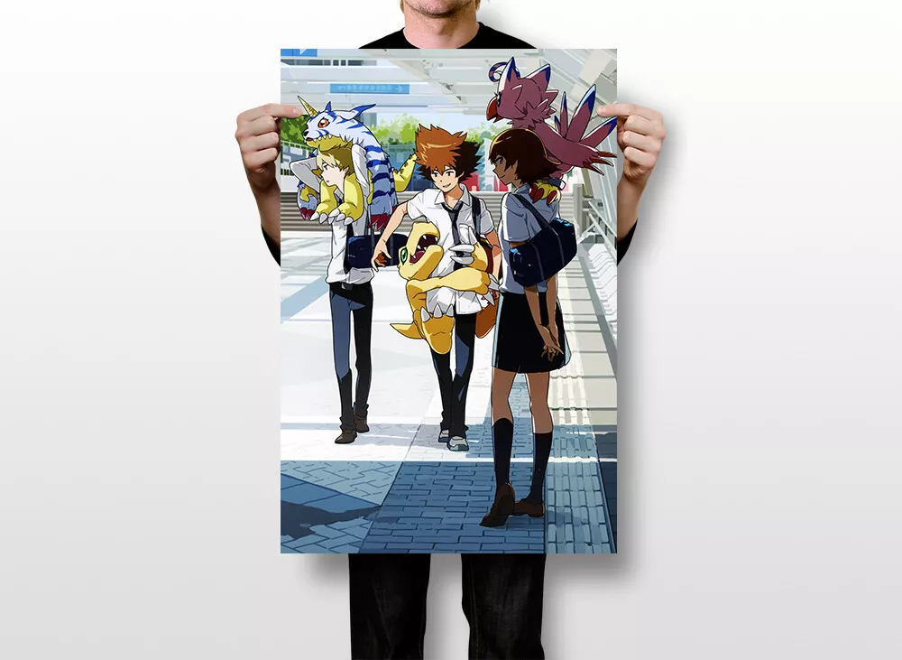 U Like Digimon Adventure Tri Anime Art Fabric Cloth Photo Poster Hot Japan  Comic Pictures 001