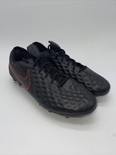 Nike Tiempo Legend 8 Elite ACC FG Soccer Cleats Black Red AT5293-060 Men Size 7