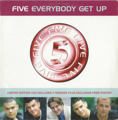 Five - Everybody Get Up (CD 2 Single 1998) * NEW *
