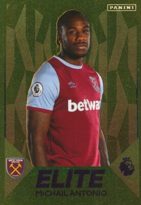 331 MICHAIL ANTONIO # WEST HAM ELITE GOLD STICKER PANINI PREMIER LEAGUE 2021