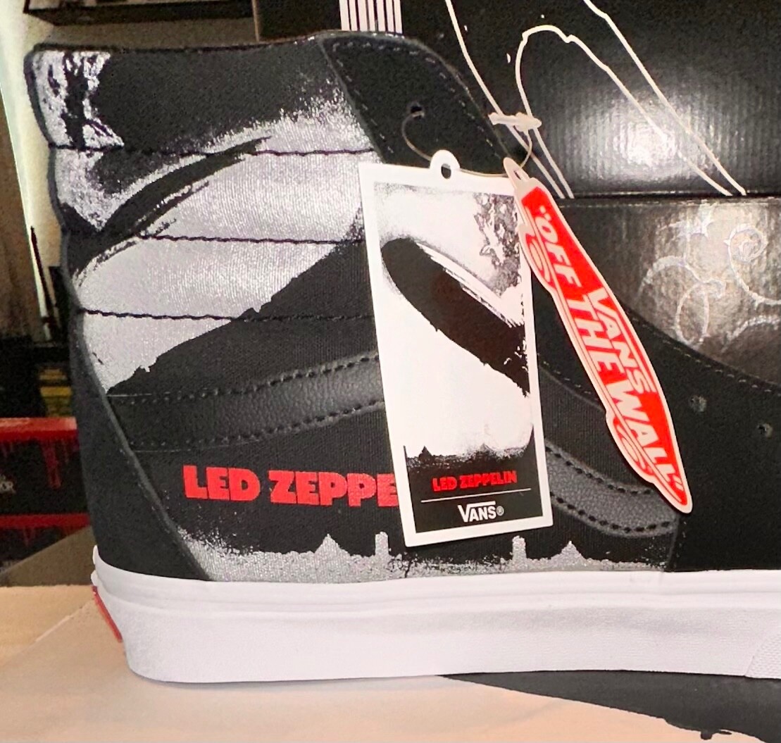 Size 11 - VANS Led Zeppelin x SK8- High 50th Anniversary, Brand