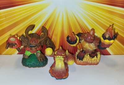 Skylanders Lot Skylanders Giants Hot Head Tree Rex +Eruptor