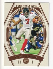 2021 PANINI LEGACY FOOTBALL- FOR THE AGES INSERT MICHAEL VICK NO. FTA-7 FALCONS 