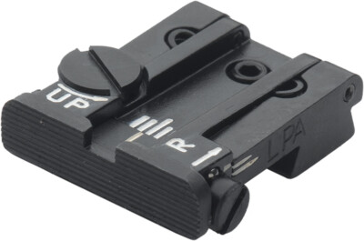1911 Sight Mil Spec 1911-A1 Rear Adjustable Sight Black Serrated