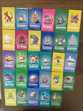 Sandylion POKEMON 1999 Nintendo Vintage Lot Of 29 1999 Collector Stickers Rare