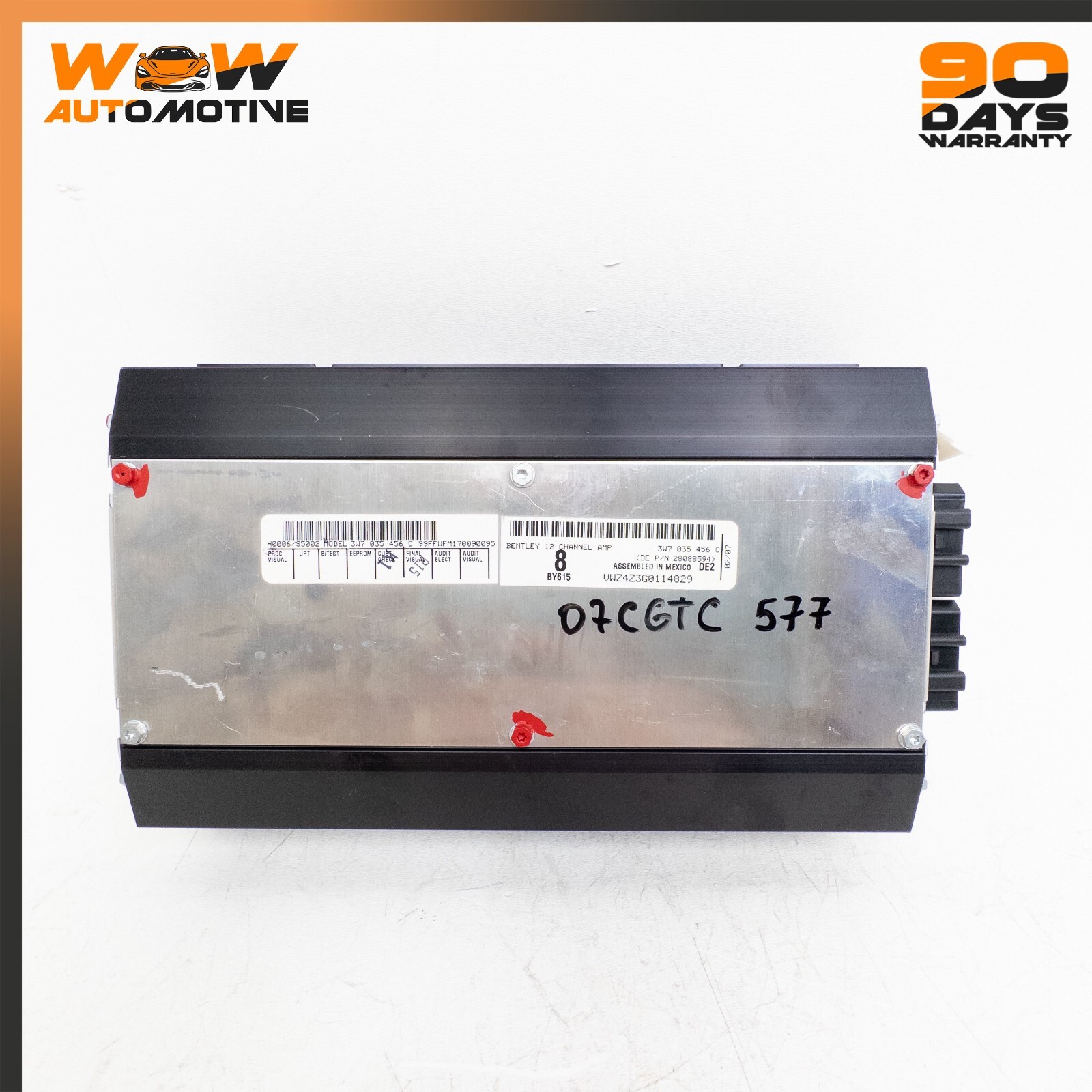 04-13 BENTLEY CONTINENTAL GT GTC PREMIUM AUDIO SOUND AMPLIFIER AMP OEM