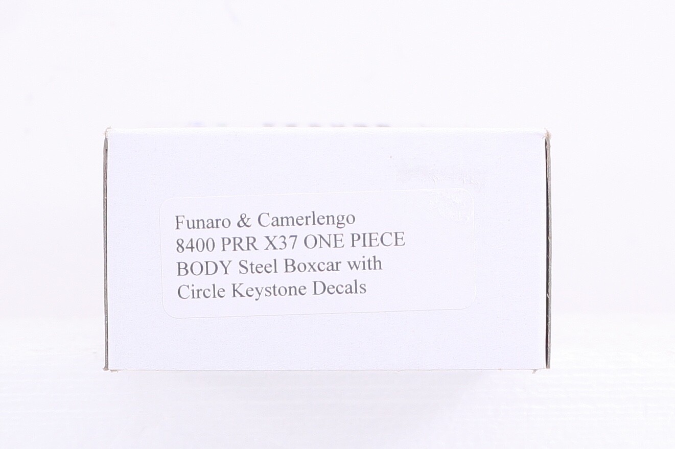 Prr X37 Funaro & Camerlengo (f&c) 8400 PRR X37 Steel Boxcar Circle Keystone HO ...