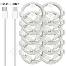 1X/10PCS USB C to USB C Cable Fast Charger Cord Lot For iPhone 15 16 Pro Max/Pro