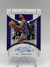 2024-25 Panini National Treasures Penmanship De’Aaron Fox Auto 1/1 PEN-FOX