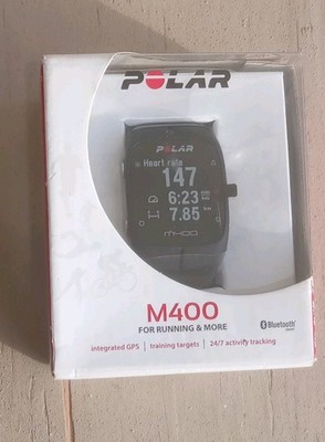 Polar M400 GPS Running Watch Black Heart Rate Monitor Bluetooth
