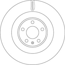 2x TRW Bremsscheibe DF6570 für HONDA HR 5 RU RU1 VTEC DTEC RU8