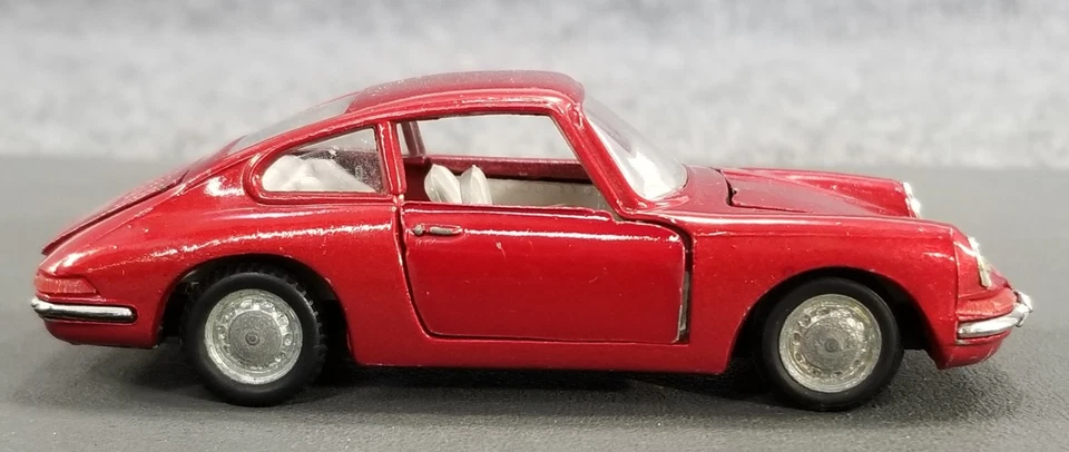 复古 POLITOYS 出口号 527 PORSCHE 912 1/43 压铸肉红色意大利制造 很好 — 第 4/4 张图片