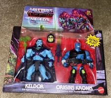 Mattel MOTU Rise of Evil Keldor and Origins Kronis New Action Figures He-Man