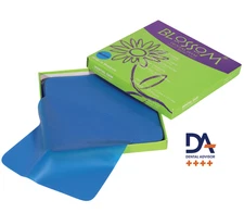 Blue Dental Dam 5 × 5″ Rubber  Latex Clinical Isolation Barrier Sheet (52 Pcs)