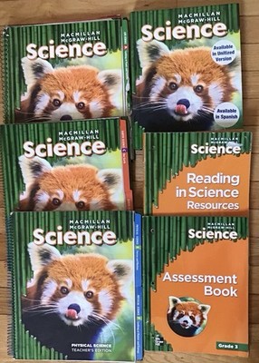 3rd Grade 3 Science Teachers Editions Test Workbook McGraw Homeschool Bundle Set