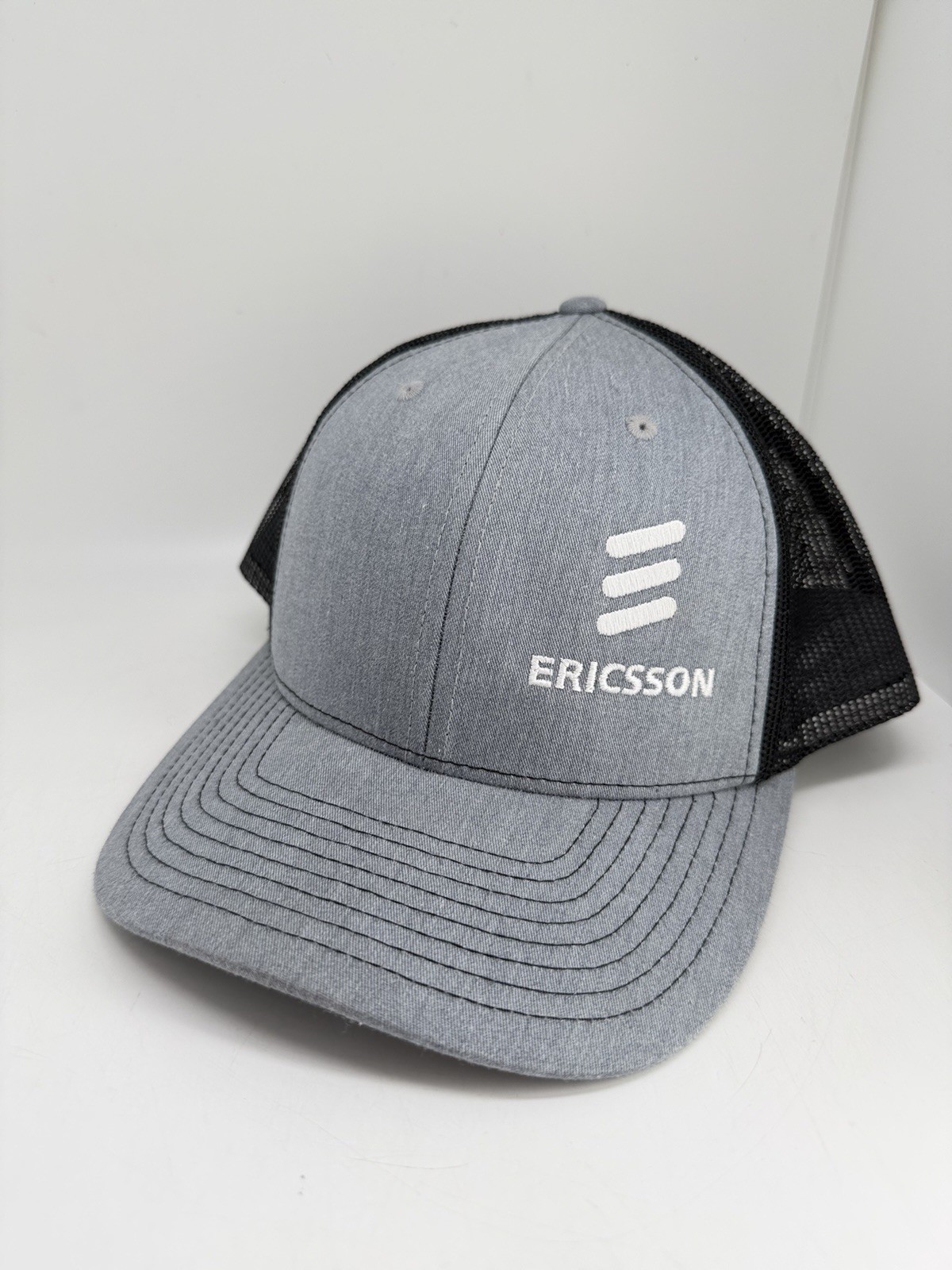Ericsson Gray Black Ball Cap Hat Adjustable - image 1