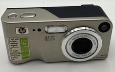 HP PhotoSmart M407 4.1MP Digital Camera - Silver  - Working- No Memory Card