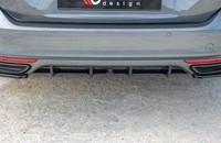 Maxton Design Heckansatz Diffusor Passend FüR VW Passat R-Line B8 Schwarz Hochgl