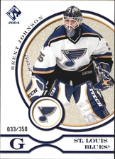 2003-04 Private Stock Reserve Blue #84 Brent Johnson /350 - HKY
