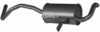 Asmet 10.104 Rear Muffler for Renault