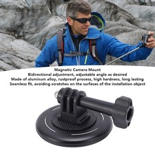 Magnetic Camera Mount Aluminum Alloy 2 Way Adjustment Strong Suction Universal