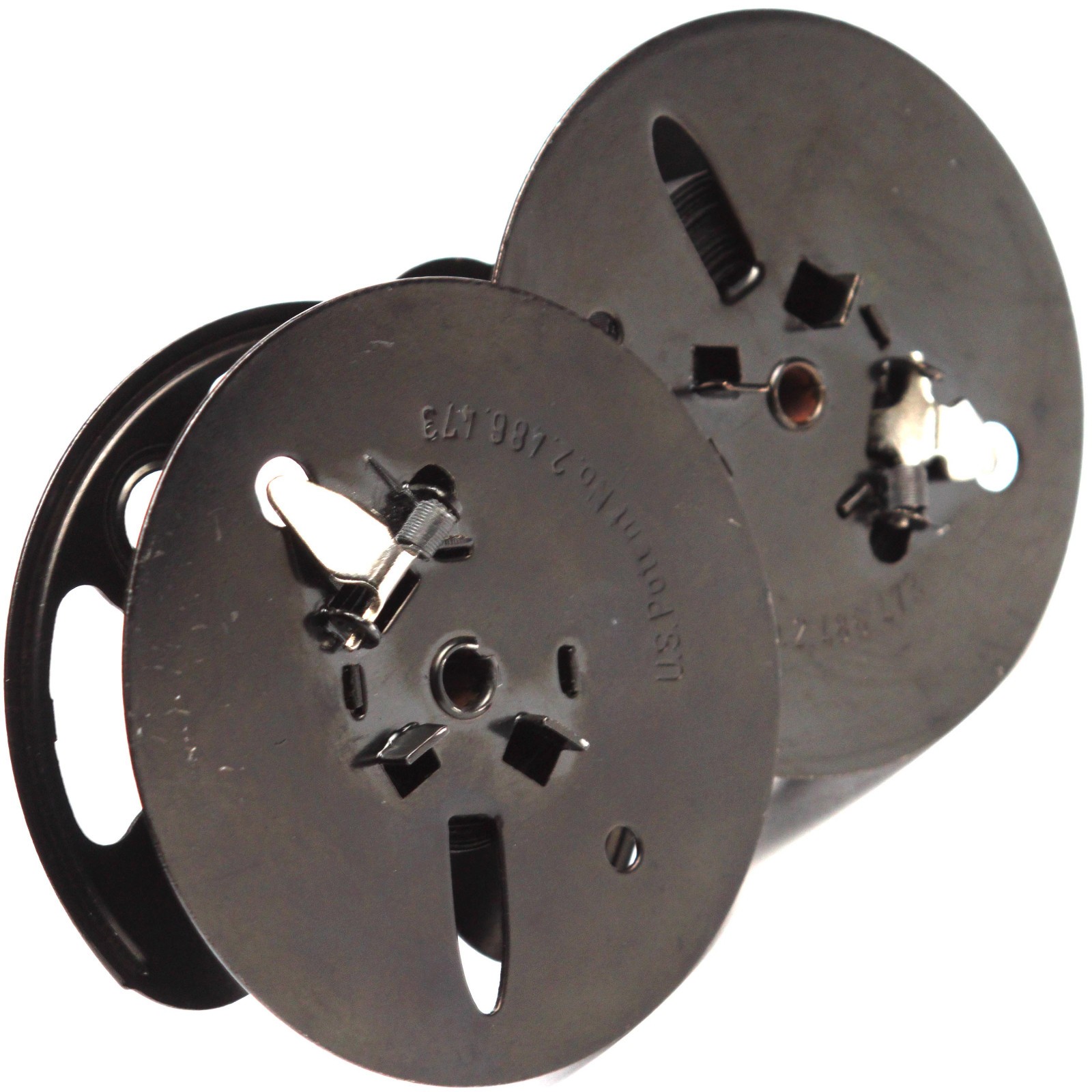 Royal Typewriter Twin Metal Spools For Model 10 KHT KMG KMM KHM HH FP RP RE 440