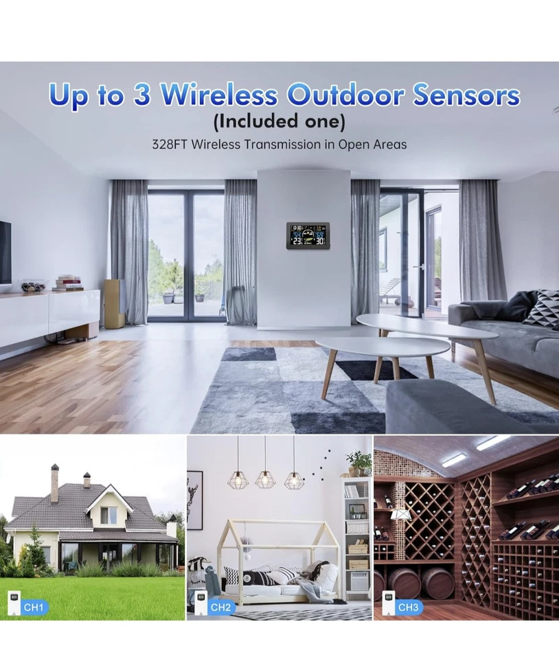 wireless weather station 7.5 hd  - Image 3 of 4