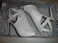 PAYLESS BRASH SIZE 12 WOMEN'S INDI BONE HIGH HEEL SHOES w/TIE STRAP CLOSURE NEW!