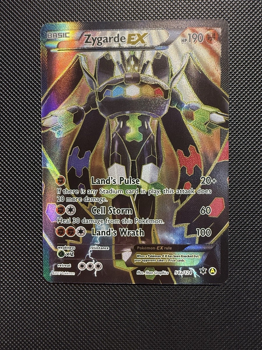 Pokemon TCG - Zygarde EX - Fates Collide 54a/124 Alternate Art