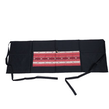 Japanese Kitchen Chef Half Apron Black Red Sushi Cuisine Coffee Shop Apron