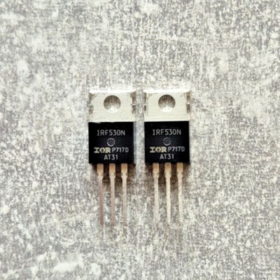 6 Stück IRF530N Transistor N-Kanal MOSFET 70W 100V  17A  TO220