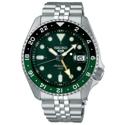 SEIKO 5 Sport GMT SSK035 montre automatique homme bracelet acier Jubilee 200m - Photo 1/4