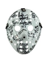 Jason Voorhees Cast Signed Prop Replica Mask By 16 Jasons Friday The 13th JSA 🔪