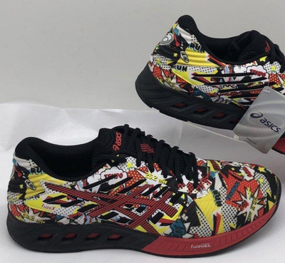 NEW Asics Fuse X Shoes Mens Size 11.5 US 45.5 EUR Comic Edition T6K3N mulitcolor