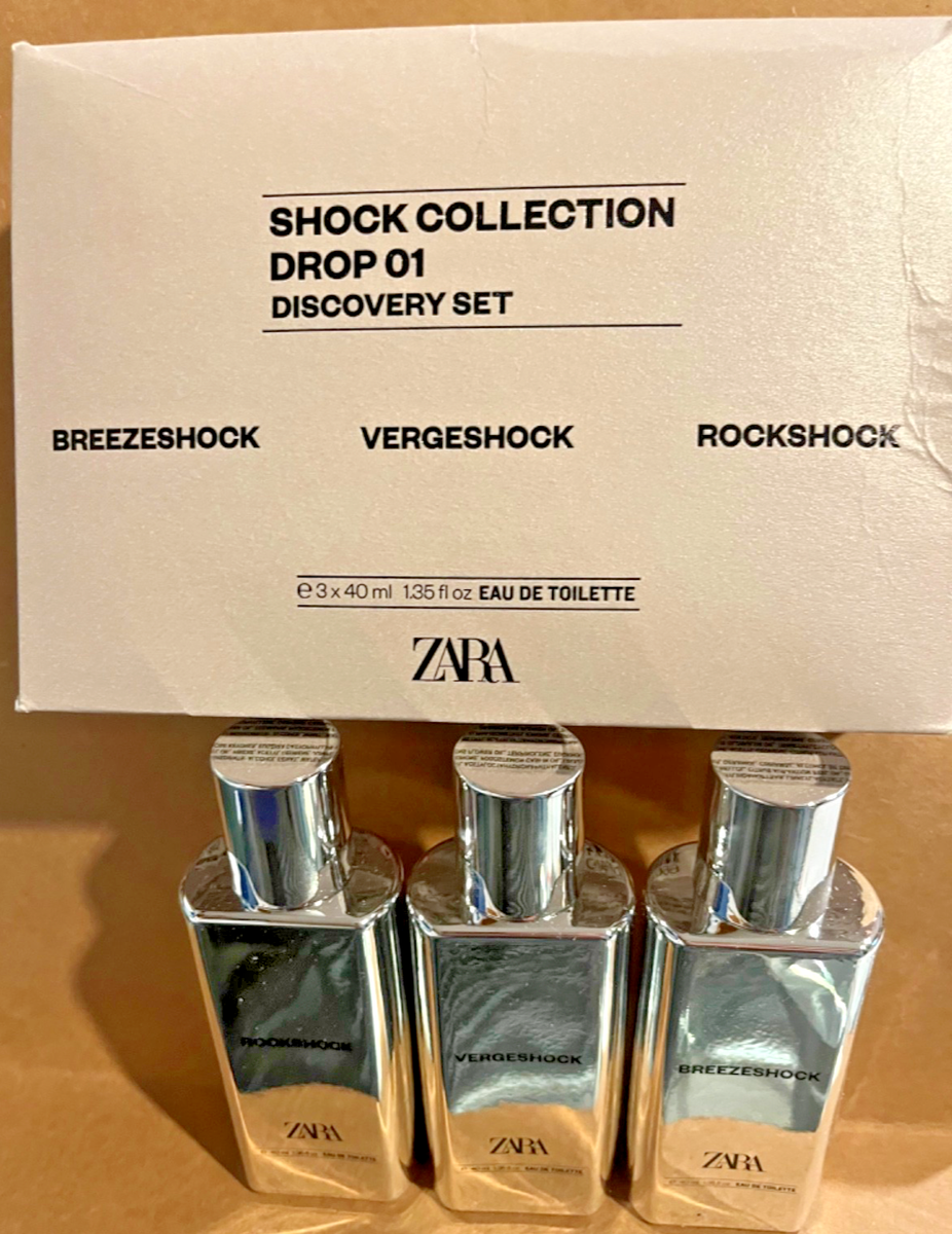 Zara Shock Cologne Collection Drop 01 for Men EDT Eau De Toilette