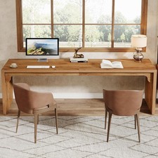 200CM Extra Long Computer Desk, 2 Person Wooden Writing Table for Home Office — image 5