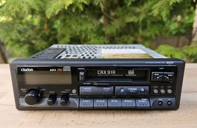 Clarion CRX91R High End Oldtimer Autoradio mit Kassette von 1990
