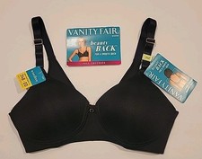 Vanity Fair Beauty Back Wirefree Bra Size 34B Black Style 72345 NWT