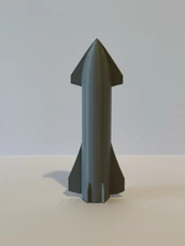 SpaceX Starship Rocket With Booster Model Figure