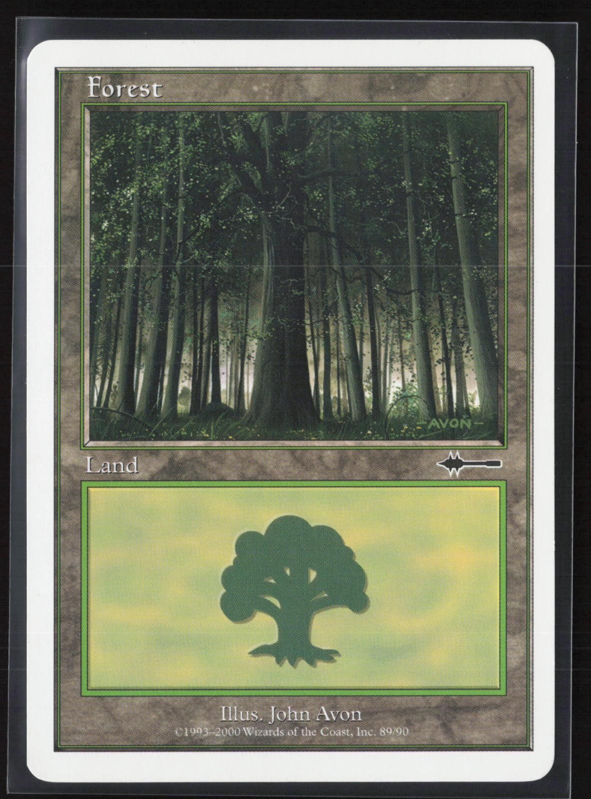 Forest (89) 89 Land Beatdown Box Set Magic: The Gathering Lightly Played