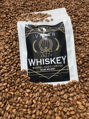 #ad WHISKEY BARREL AGED WHOLE BEAN COFFEE LIMITED QUANTITIES LIGHT ROAST $30.00