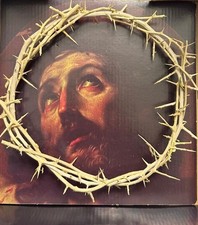 2 PIEZAS Coronas Jesús Espinas Hechas a Mano Auténticas Plantas Originales Jerusalén Tierra Santa