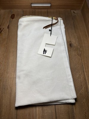 Banana Republic Home Timeless Velvet Pillow Cover ~ 14  x 24  ~ Oyster Off-White