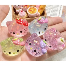 Sanrio 3d Luminous Hello Kitty Car Decorations 5pc Set Sanrio 3d Luminous Hello Kitty Car Decorations 5pc Set